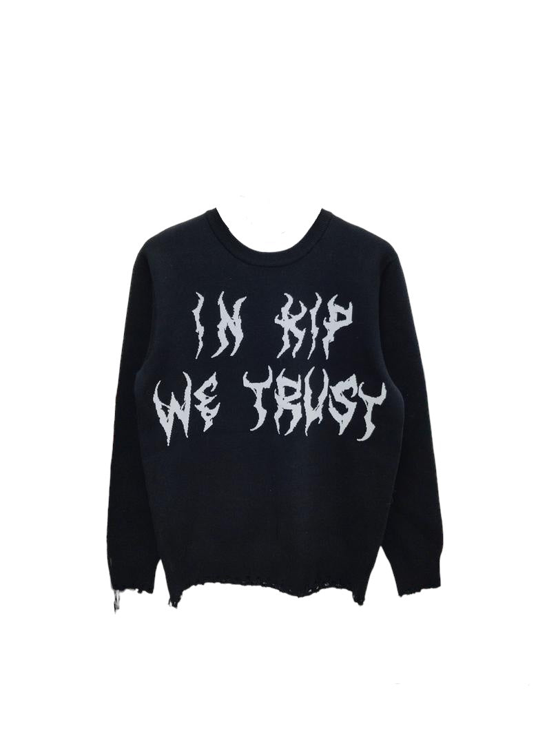 In KIP We Trust Sweater - Black